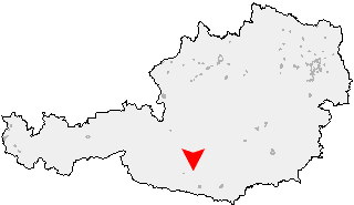 Karte von Döbriach
