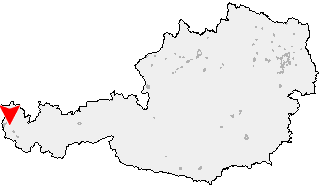 Karte von Dünserberg